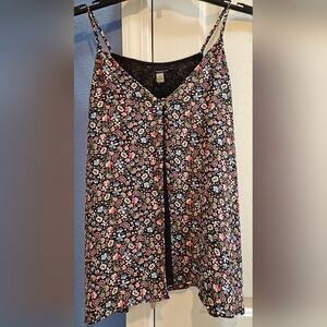 TTahari spaghetti straps blouse